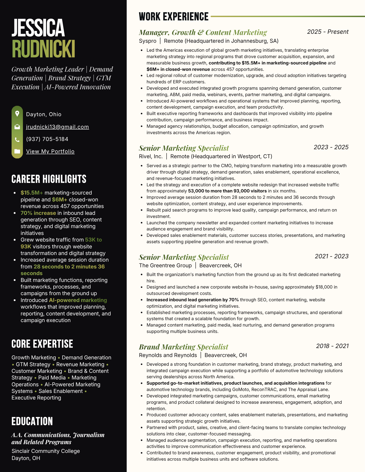 Jessica Rudnicki Resume